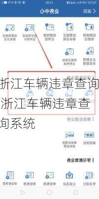 浙江车辆违章查询,浙江车辆违章查询系统