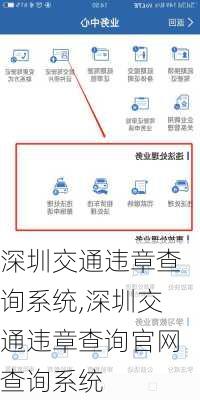 深圳交通违章查询系统,深圳交通违章查询官网查询系统