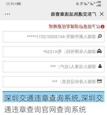 深圳交通违章查询系统,深圳交通违章查询官网查询系统