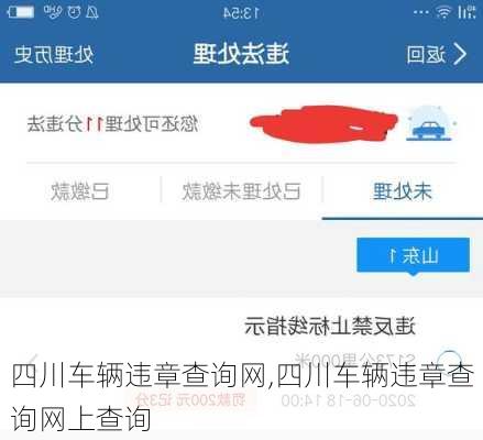 四川车辆违章查询网,四川车辆违章查询网上查询