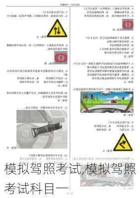 模拟驾照考试,模拟驾照考试科目一