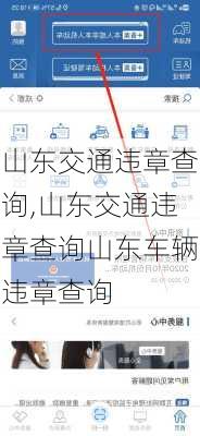 山东交通违章查询,山东交通违章查询山东车辆违章查询