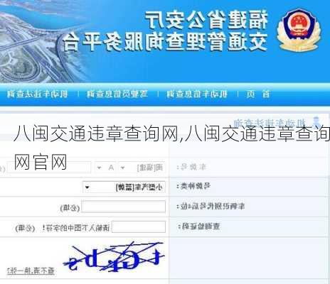 八闽交通违章查询网,八闽交通违章查询网官网