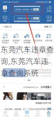 东莞汽车违章查询,东莞汽车违章查询系统