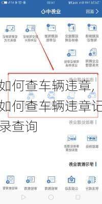 如何查车辆违章,如何查车辆违章记录查询