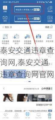 泰安交通违章查询网,泰安交通违章查询网官网