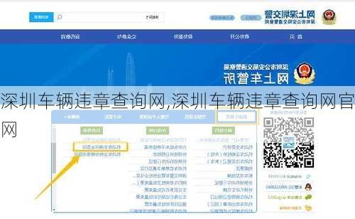 深圳车辆违章查询网,深圳车辆违章查询网官网
