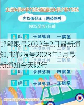 邯郸限号2023年2月最新通知,邯郸限号2023年2月最新通知今天限行