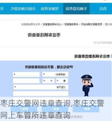 枣庄交警网违章查询,枣庄交警网上车管所违章查询