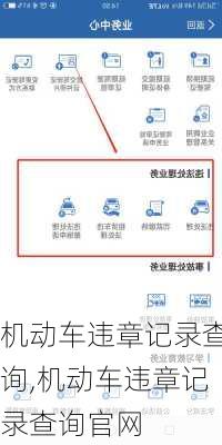 机动车违章记录查询,机动车违章记录查询官网