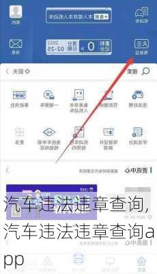 汽车违法违章查询,汽车违法违章查询app