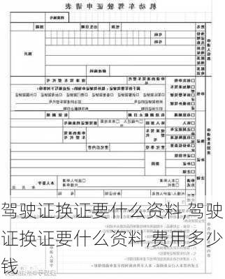 驾驶证换证要什么资料,驾驶证换证要什么资料,费用多少钱