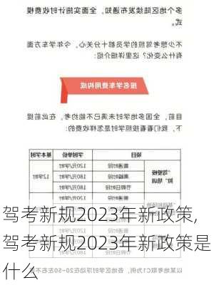 驾考新规2023年新政策,驾考新规2023年新政策是什么