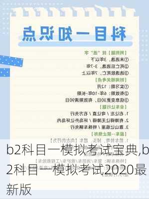 b2科目一模拟考试宝典,b2科目一模拟考试2020最新版